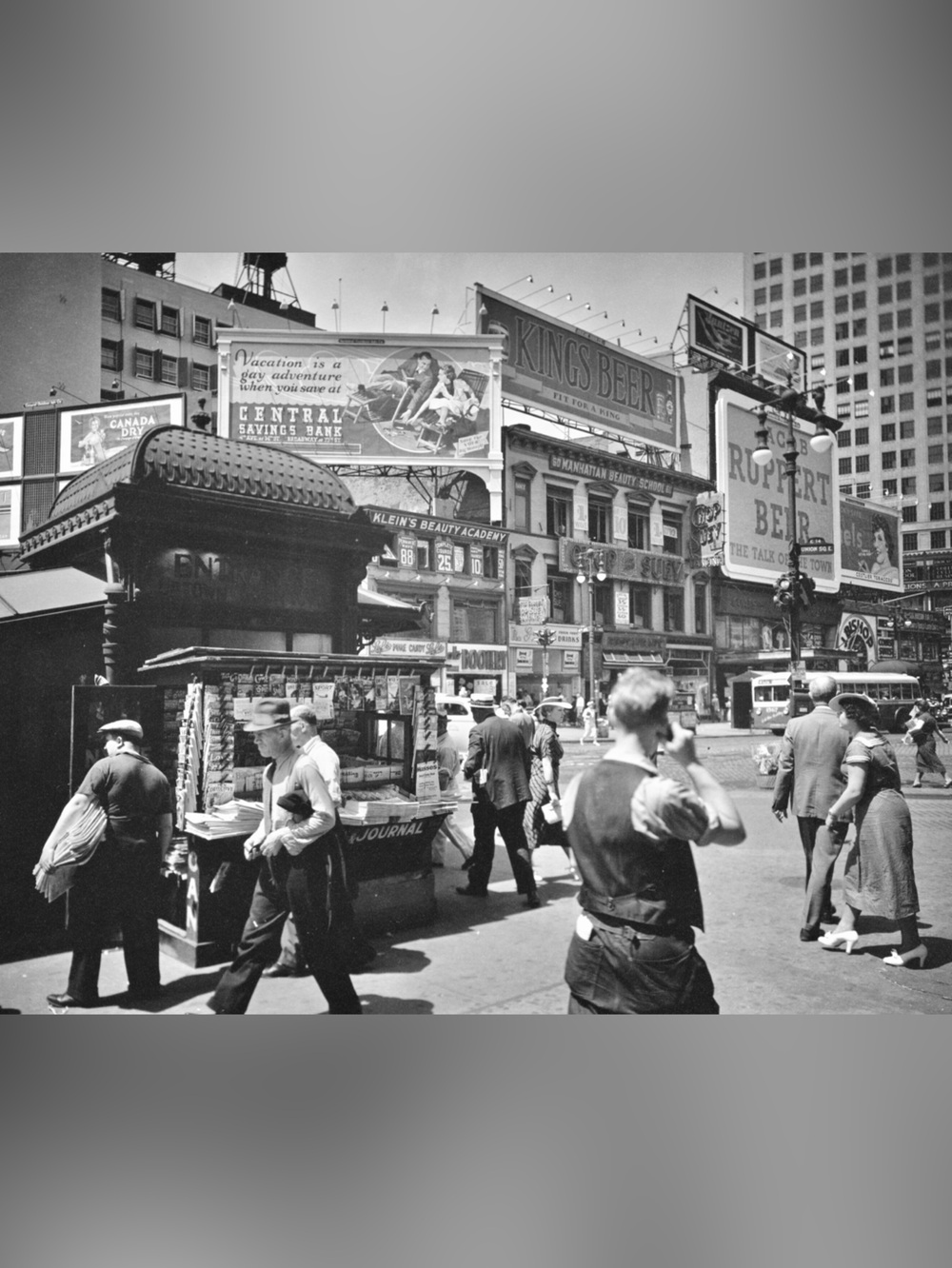1936 Union Square, 14th Street and Broadway, Manhattan New York 8x10 Photo Print